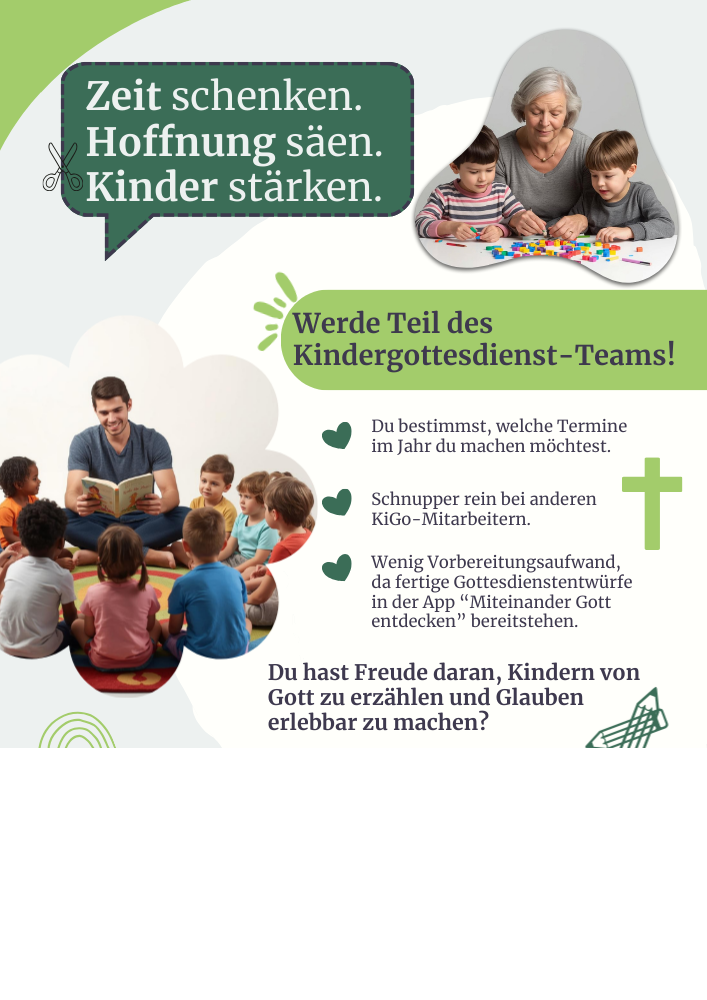 Aufruf Kindergottesdienstteam Website